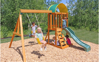 Walmart.com – KidKraft Ainsley Wooden Swing Set Only $279.00, Reg $399.00 + Free Shipping!