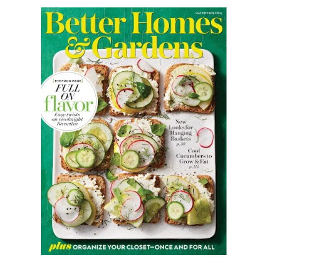 FREE 2-Year Subscription to Better Homes & Gardens Magazine