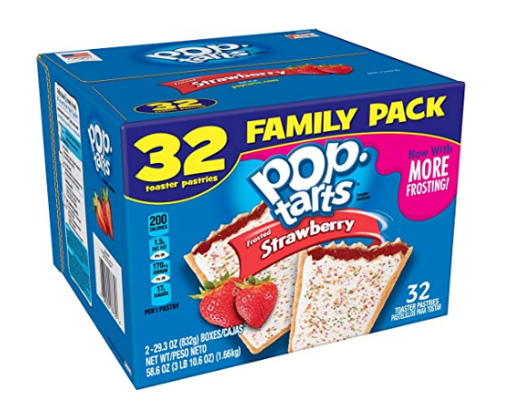 Amazon – 32 Count Frosted Strawberry Pop-Tarts Only $3.99