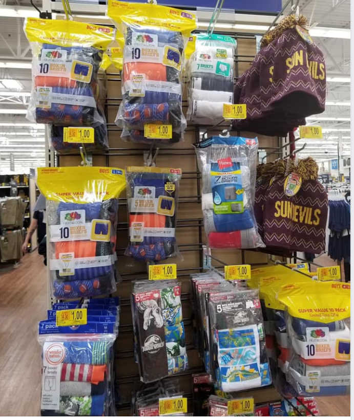 Walmart – Select Packs Of Underwear On Clearance For Only $1!