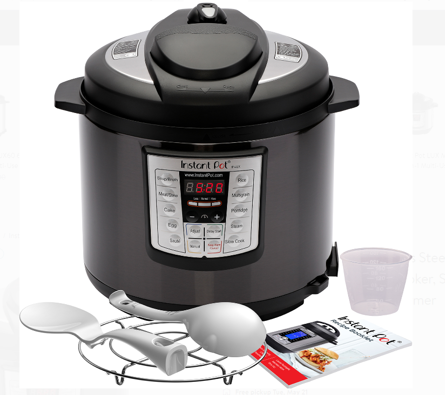 Walmart.com – Instant Pot 6-Quart Pressure Cooker Only $55, Reg $99 + Free Shipping!