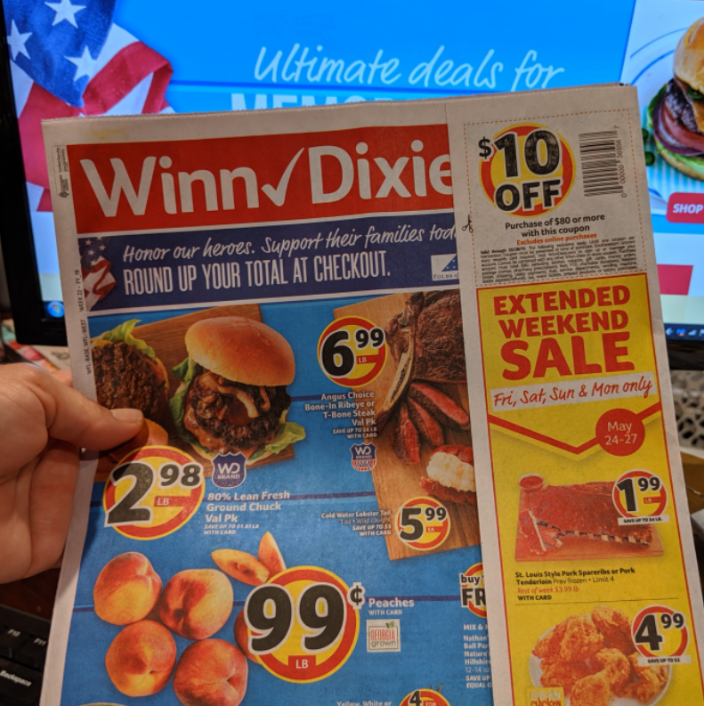 Winn Dixie – $10/$80 Store Coupon In The 5/22-5/28 Store Ad