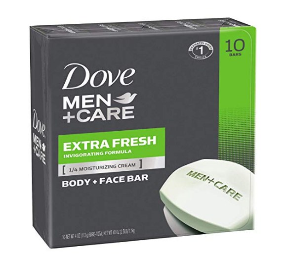 Amazon – 10 Count 4oz Dove Men+Care Body + Face Bar (Extra Fresh) Only $7.15, Reg $14.99