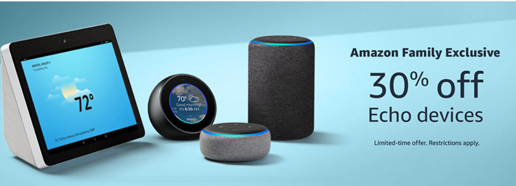 Amazon – 30% Off Select Echo Devices = Echo Dot 3rd Generation Just $18 Each + Lots More!