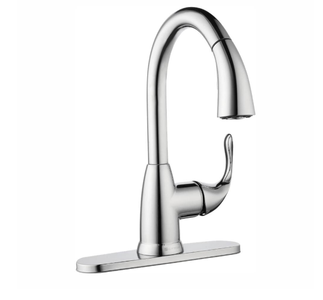 Home Depot – Glacier Bay Pull-Down Kitchen Faucet Only $47.88, Reg $109 + Free Shipping!