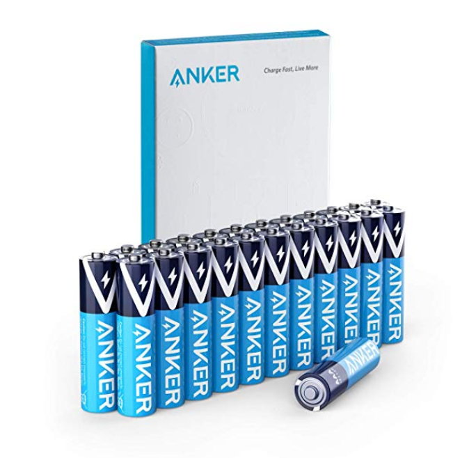 Amazon – 24-Count Anker Alkaline AAA Batteries Only $6.50, Reg $13.00 (Save 50%)