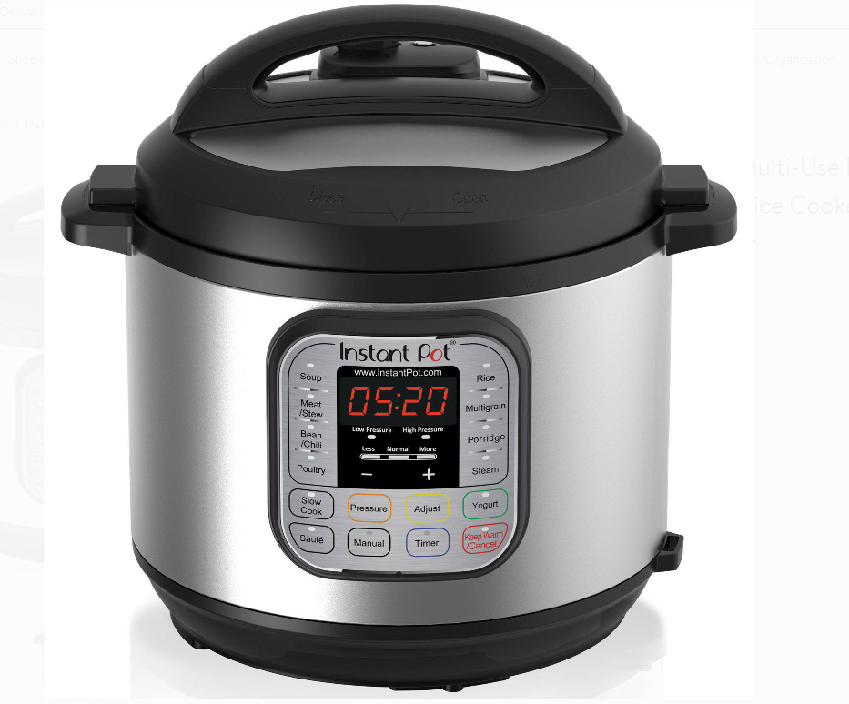 Instant Pot Duo 6-Qt 7-In-1 Programmable Pressure Cooker Only $49.99, Reg $99.95 + Free Shipping! 