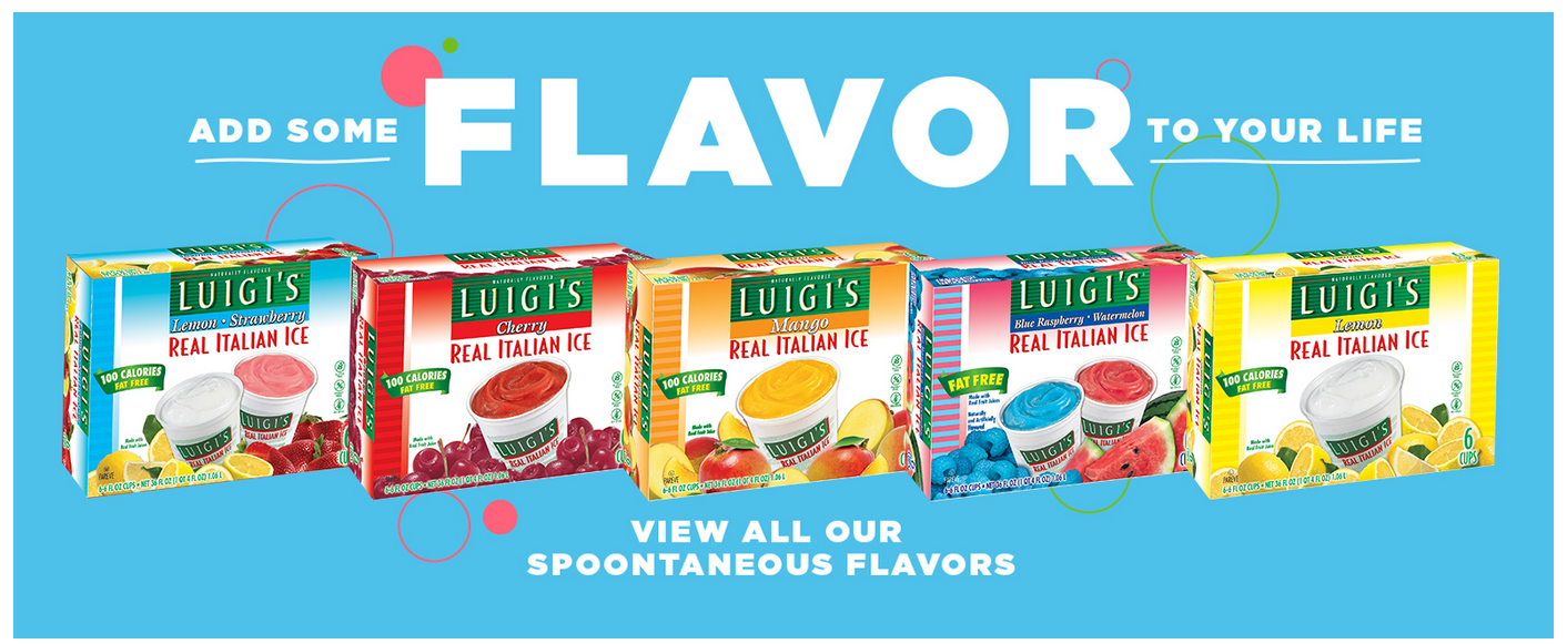 Print 75¢ off On one (1) Box Of LUIGI’S Real Italian Ice Coupon – Pay Only $1.12 At Walmart!