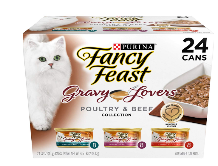 Amazon – Purina Fancy Feast Wet Cat Food 24 Pk Only $9.97 Shipped (Reg $16.79) + Free Shipping With S&S!