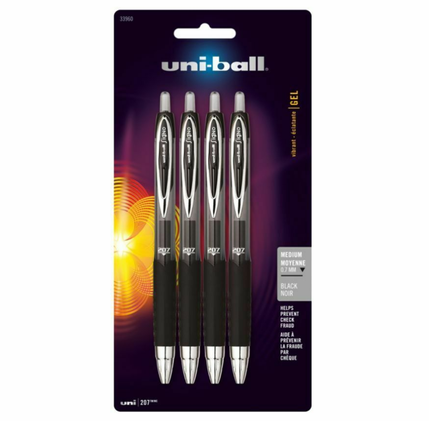 Office Depot – uni-ball Signo Retractable Gel Pens 4-Pack Only $2.29, Reg $8.59 + Free Shipping!