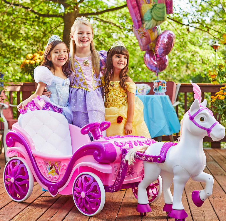 Walmart – Disney Princess Horse & Carriage Ride-On Toy Only $99, Reg $200 + Free Shipping!