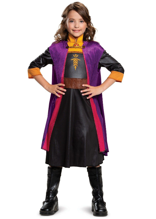 Walmart.com – Frozen 2 Anna Classic Girls Costume Only 4.99, Reg $15.00 + Free Store Pickup!