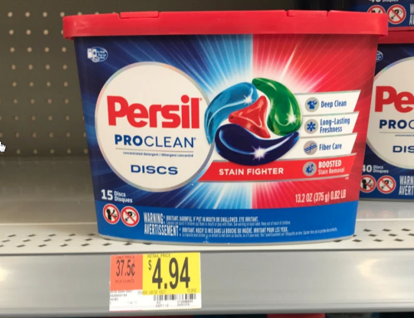 Walmart – FREE Persil Laundry Detergent ProClean Discs 15-Count With Coupon – PRINT NOW!!