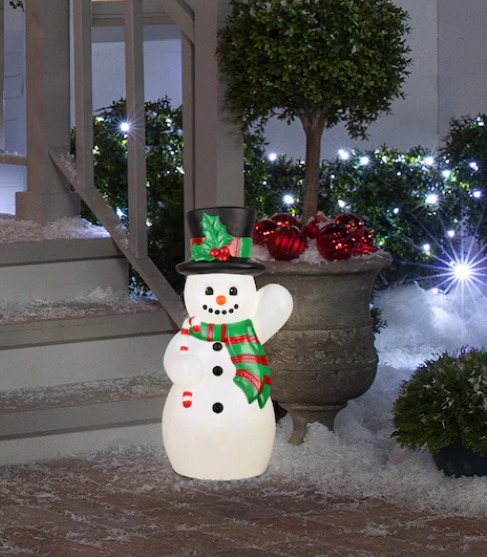 Michael’s – Ashland 24″ Lighted Vintage Snowman Only $20.99, Reg $39.99 + Free Store Pickup!