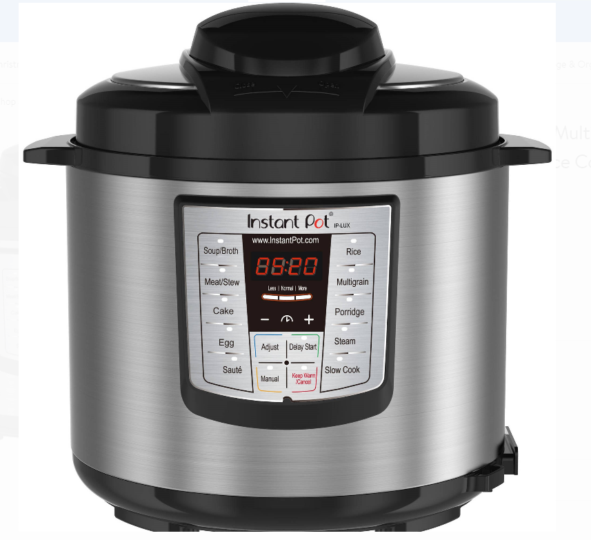 Walmart.com – Instant Pot 6 Qt, 6-in-1 Multi-Use Programmable Pressure Cooker, Slow Cooker, Steamer And More For Only $54.99, Reg $99.00 + Free Shipping!