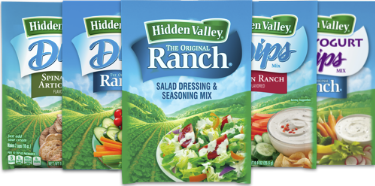 Publix – Hidden Valley Ranch Dry Dips or Seasoning Mixes Only 38¢ Each