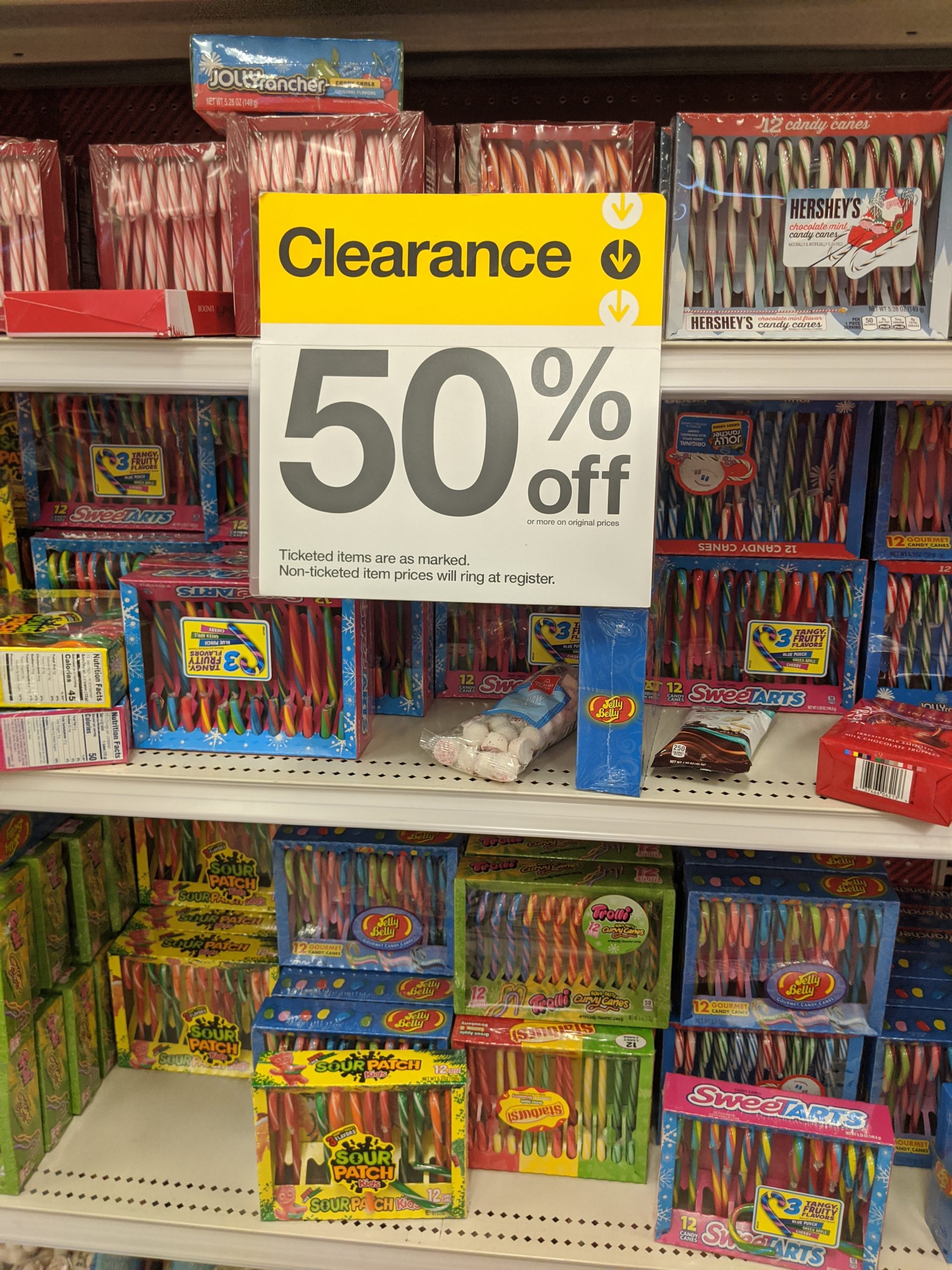 Target Store – 50% Off Christmas Candy!