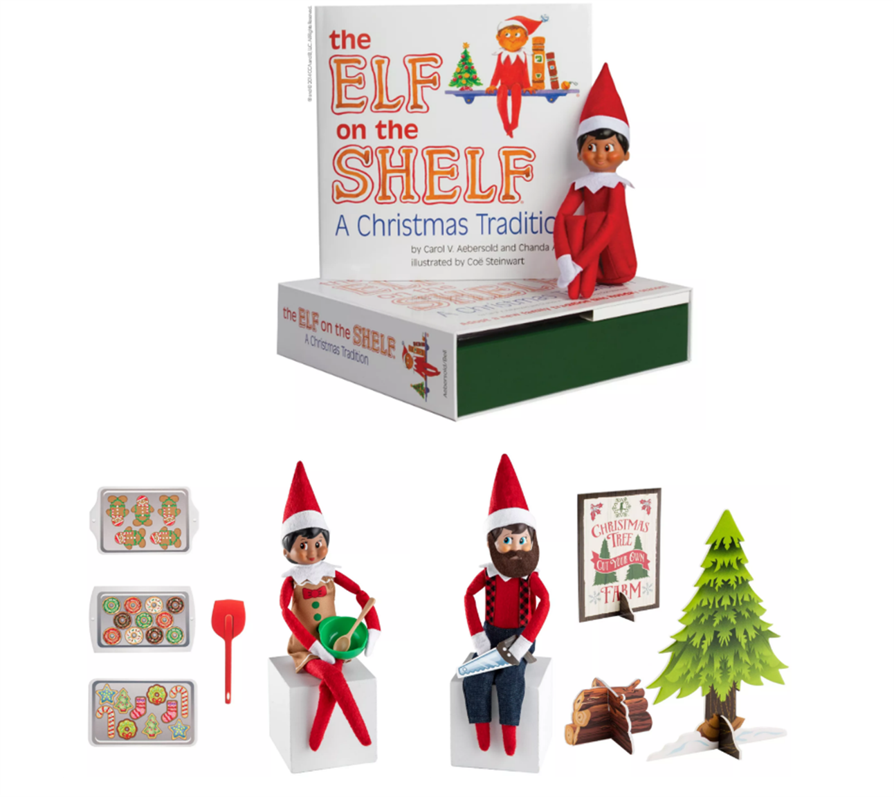 Elf on the Shelf Box Set + Two Packs of Clothes and Accessories For Only $39.95 + Free Shipping!