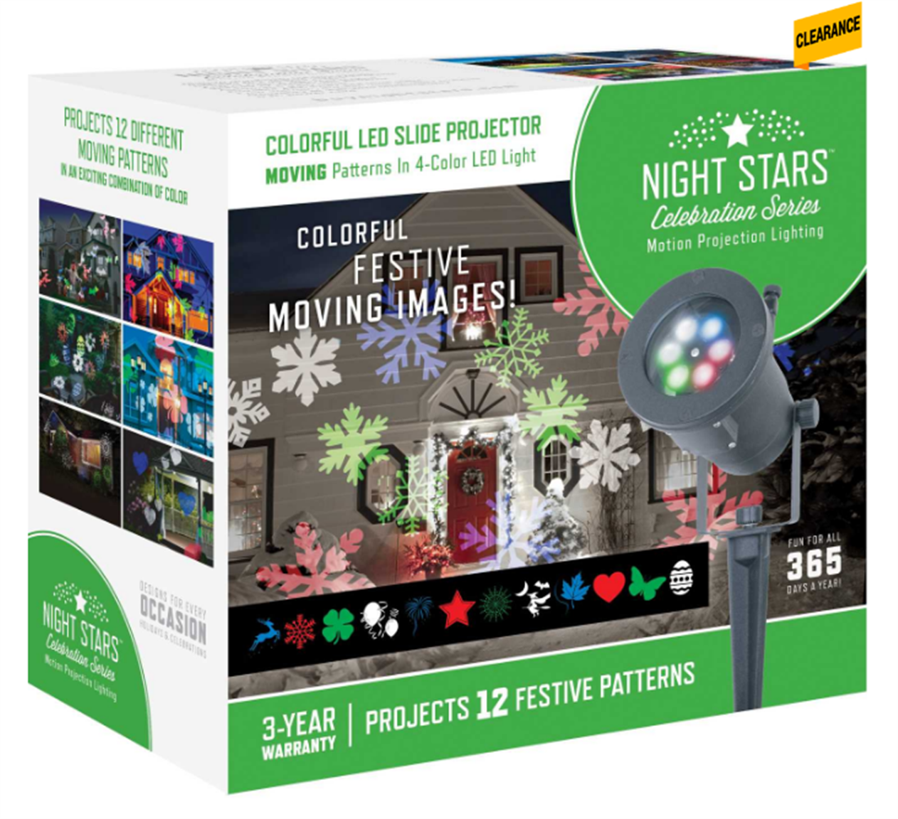 ACE – Night Stars Lightshow LED Motion Projector Only $15.99, Reg $49.99 + Free Store Pickup!