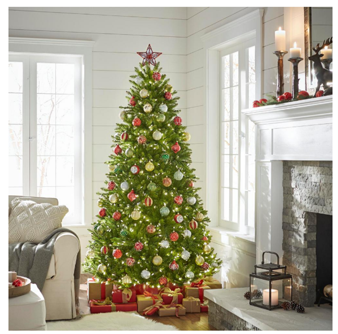 Home Depot – Up To 75% Off Christmas Items + FS (7.5 ft. Dunhill Fir Artificial Christmas Tree w/Lights) Only $184.00, Reg $369.00!