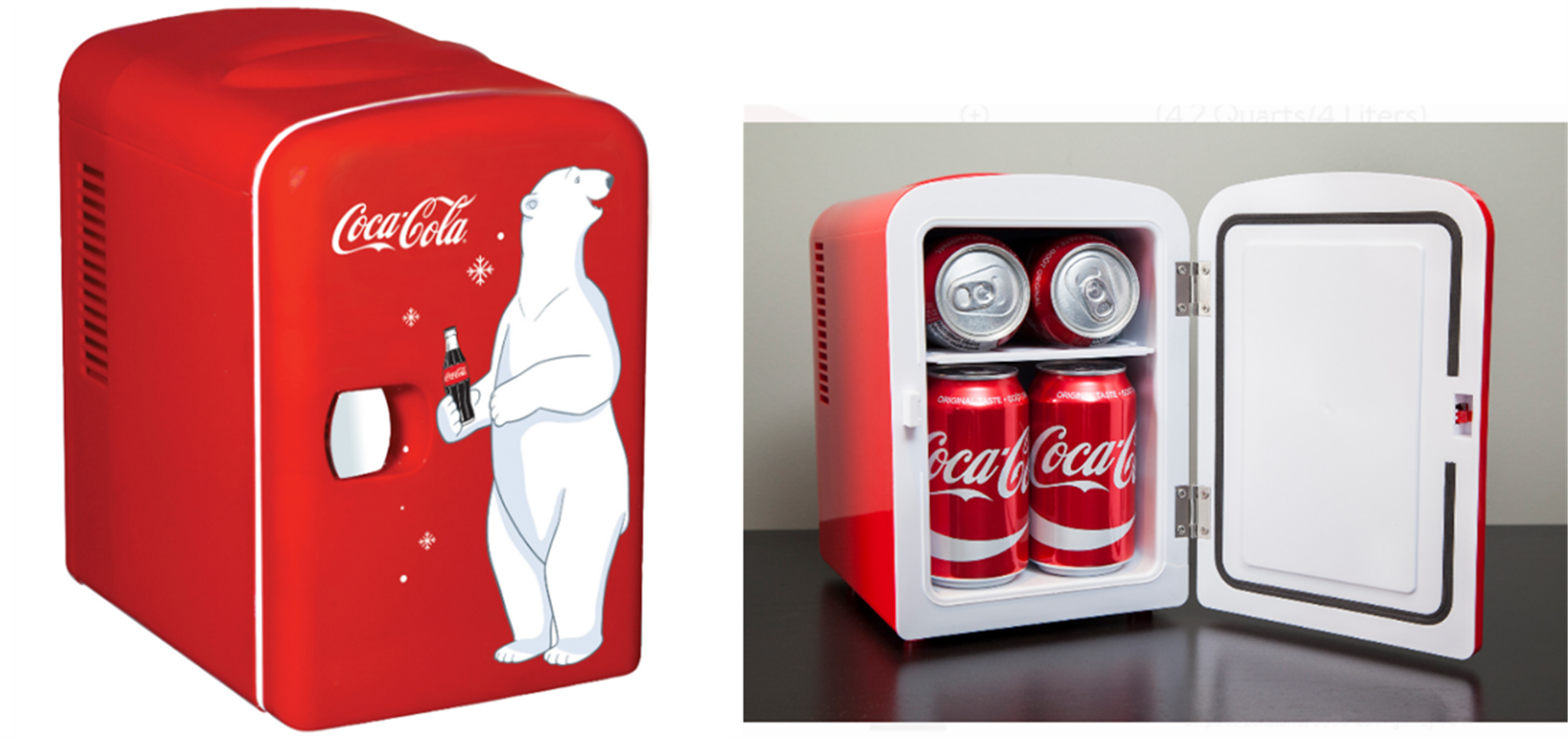 Walmart.com – 6 Can Personal Coke Mini Fridge Only $29, Reg $64 + Free Store Pickup!