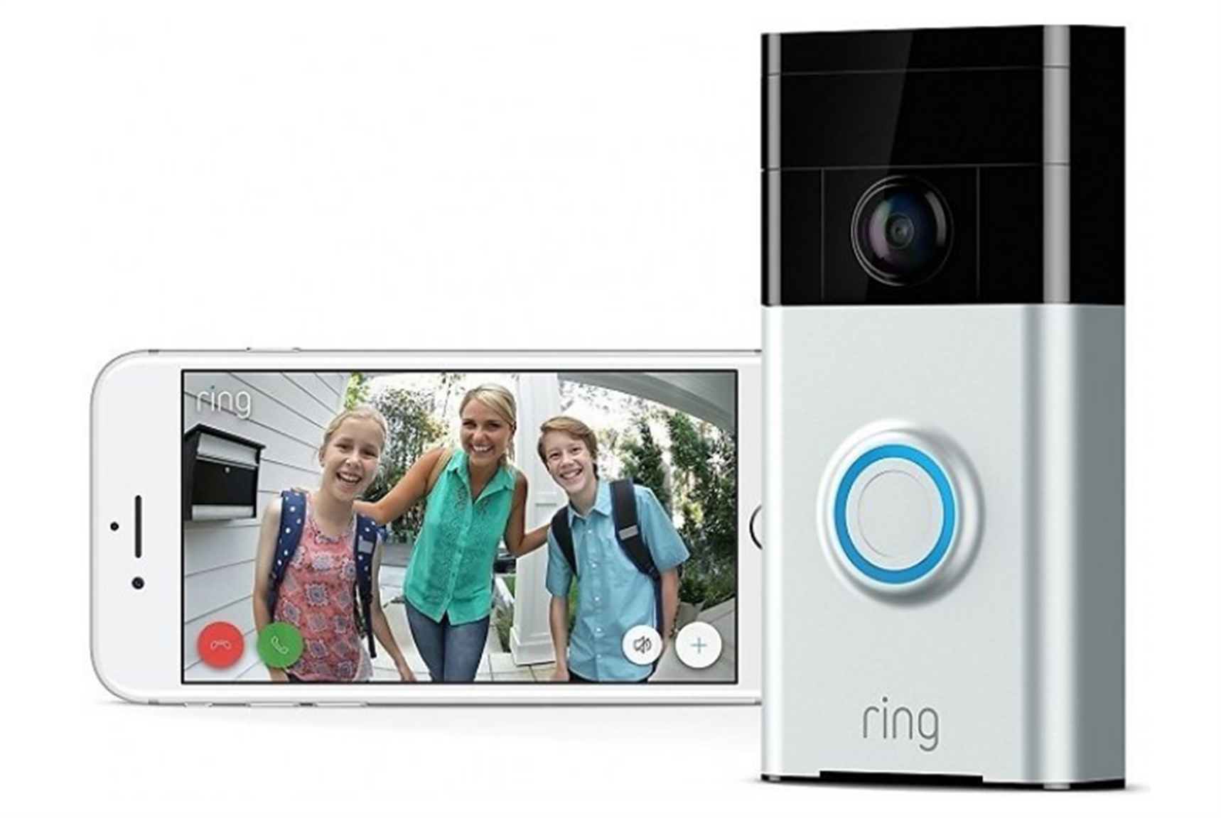 Ring Wi-Fi Enabled Video Doorbell Works with Alexa Only $64.99, Reg $199.00 + Free Shipping!