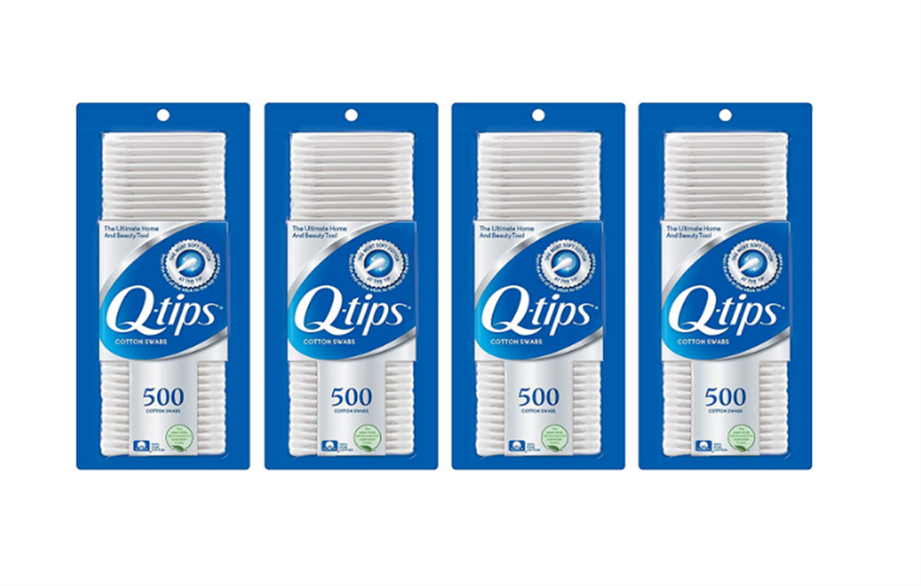 Amazon – 4 Pack (500 Count) Q-tips Cotton Swabs Only $8.22 Shipped!