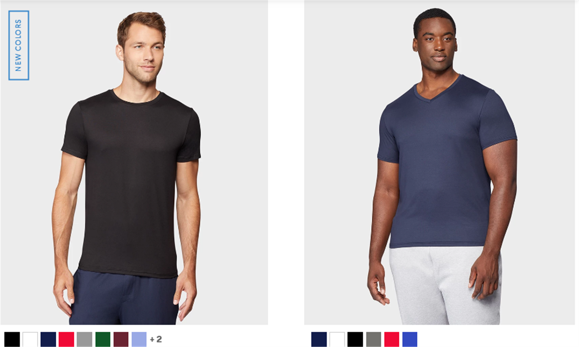 Men’s Cool Crew And V-Neck T-Shirts Are 7 for $35 (Comes in a Variety of Colors) + Free Shipping!