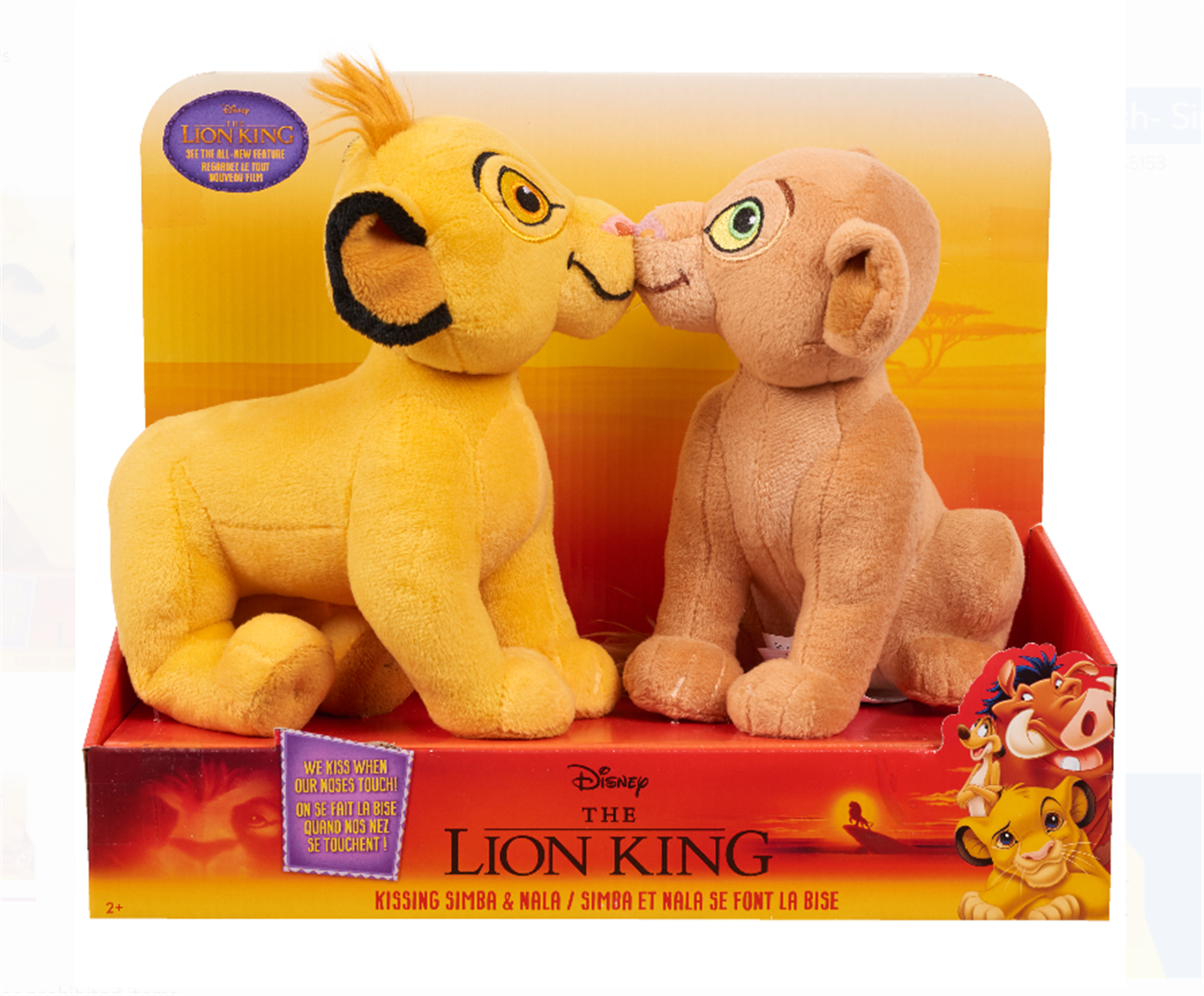 Walmart – Disney’s The Lion King Kissing Plush- Simba & Nala Only $8.90, Reg $19.97 + Free Store Pickup!