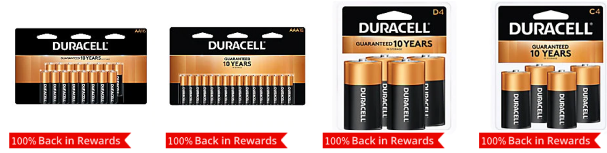 Office Depot and Office Max – 4 FREE Packs Of Duracell Batteries!