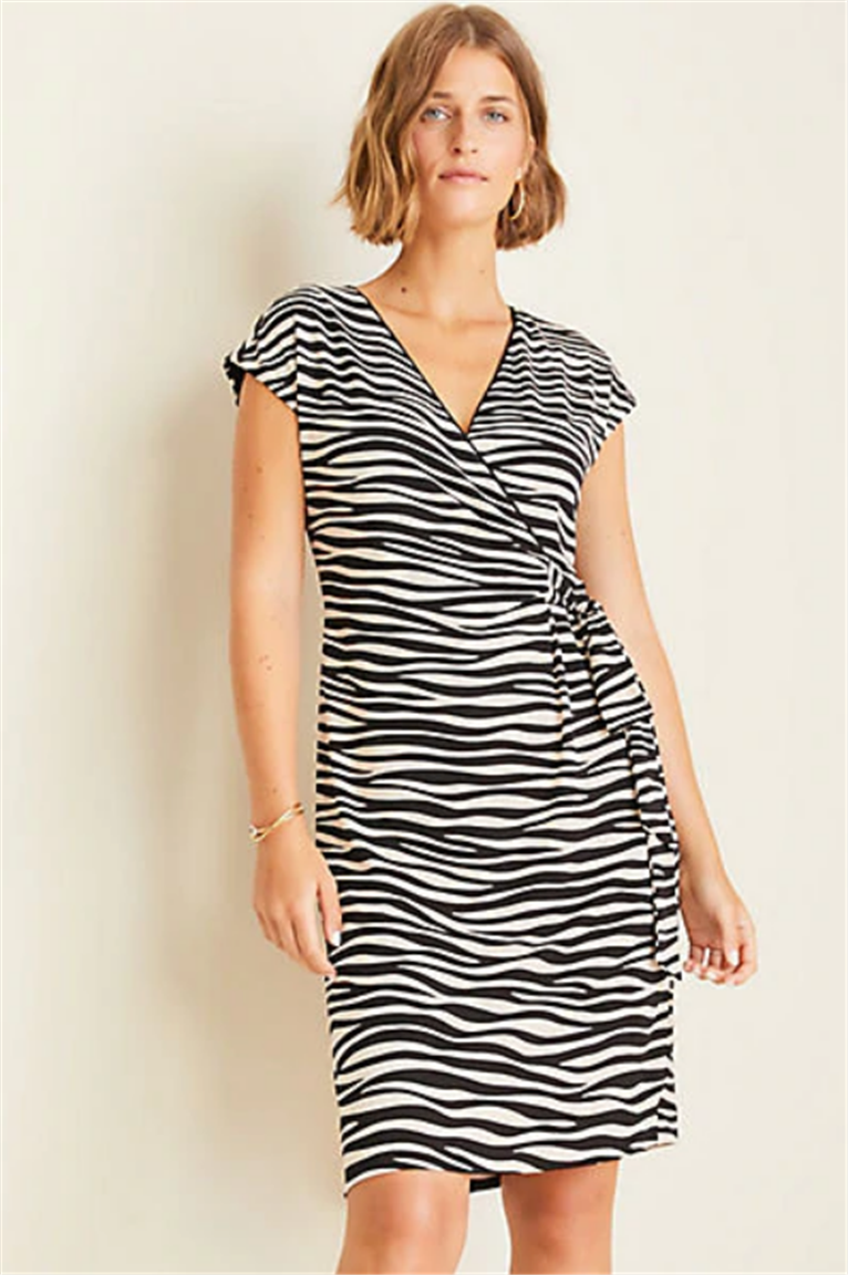 Ann Taylor – Take an Additional 60% off Already Reduced Sales Items! Zebra Print Wrap Dress Only $7.95!