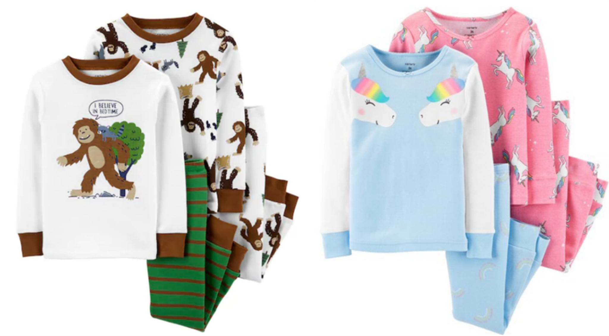 Kohl’s Cardholders – Carter’s 4 Piece Pajama Sets Only $8.33, Reg $36.00 + Free Shipping!