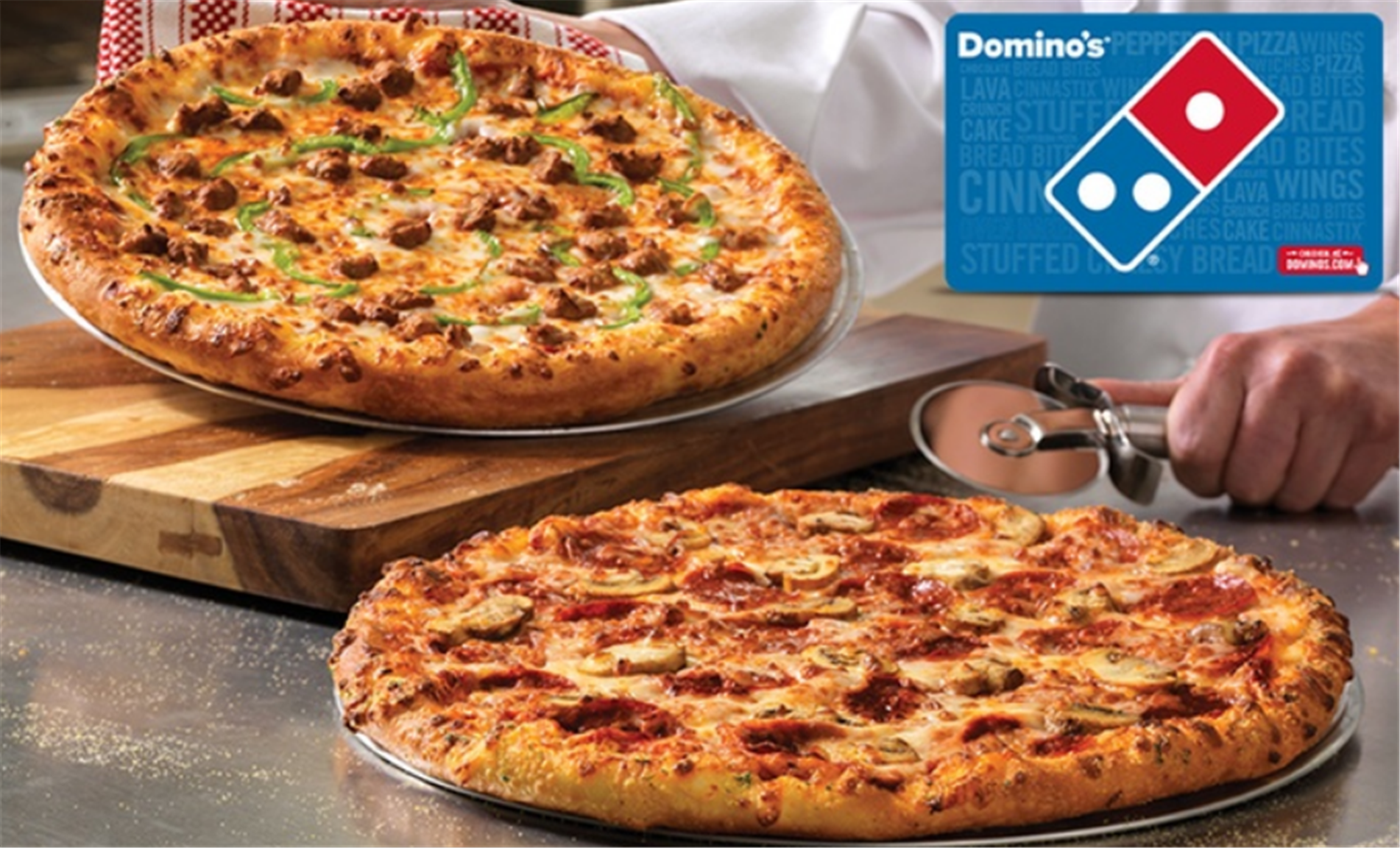 Domino’s $25 eGift Card Only $20 at Groupon!