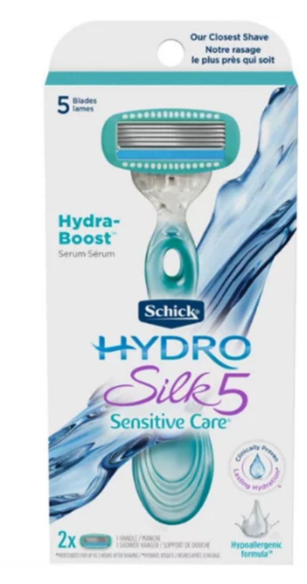 Target – Schick Hydro Silk 5 Sensitive Care Razor Only $2.39