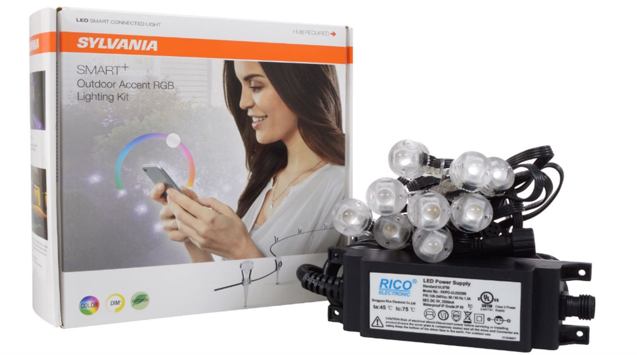 Amazon – Sylvania SMART+ Outdoor Accent RGB Zigbee Compatible Lighting Kit Only $21.00, Reg $74.00 + Free Shipping!