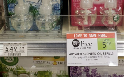 Publix – FREE 2 ct Air Wick Scented Oil Refills AND Warmer W/Coupons! PRINT NOW!!!