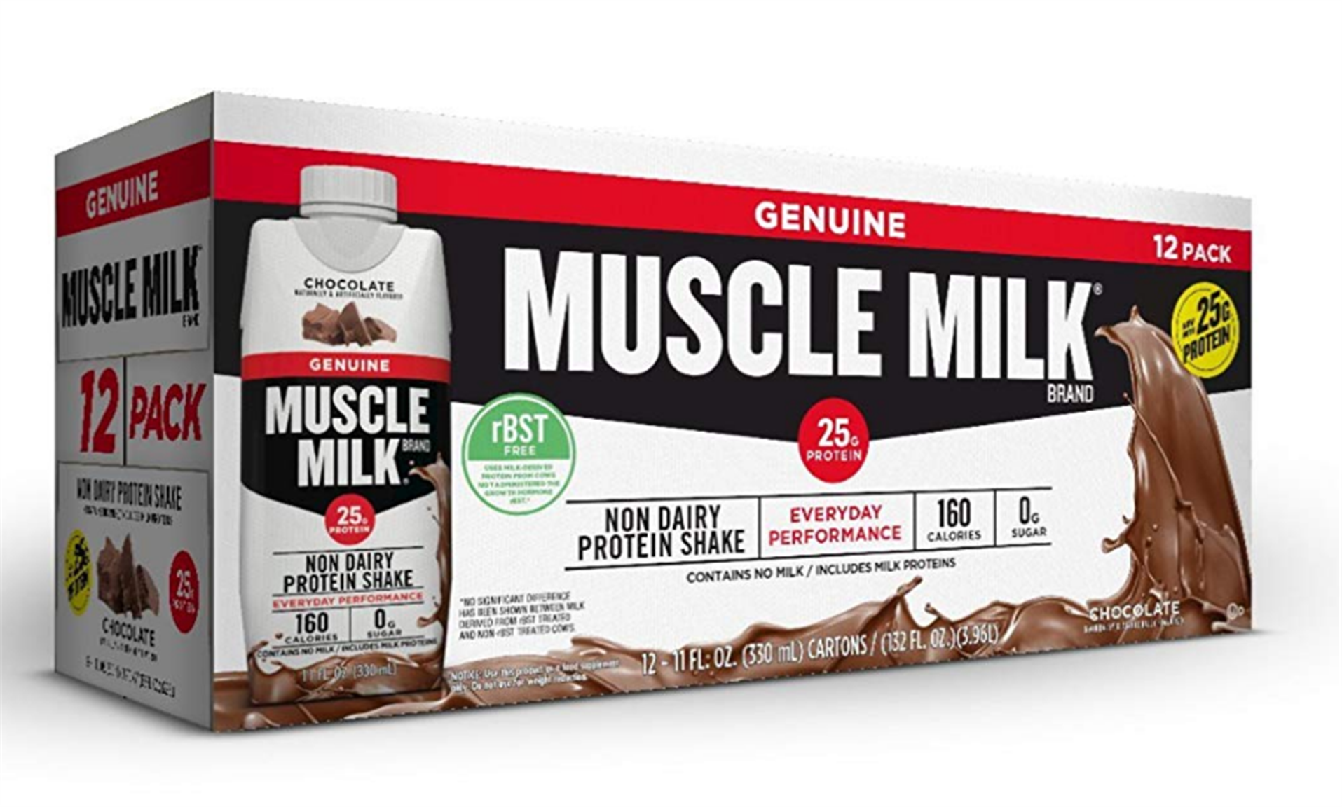 Muscle Milk Protein Shakes 12 Pack ( 25g) Chocolate (11oz) Only $8.82, Reg $13.88 + Free Shipping!