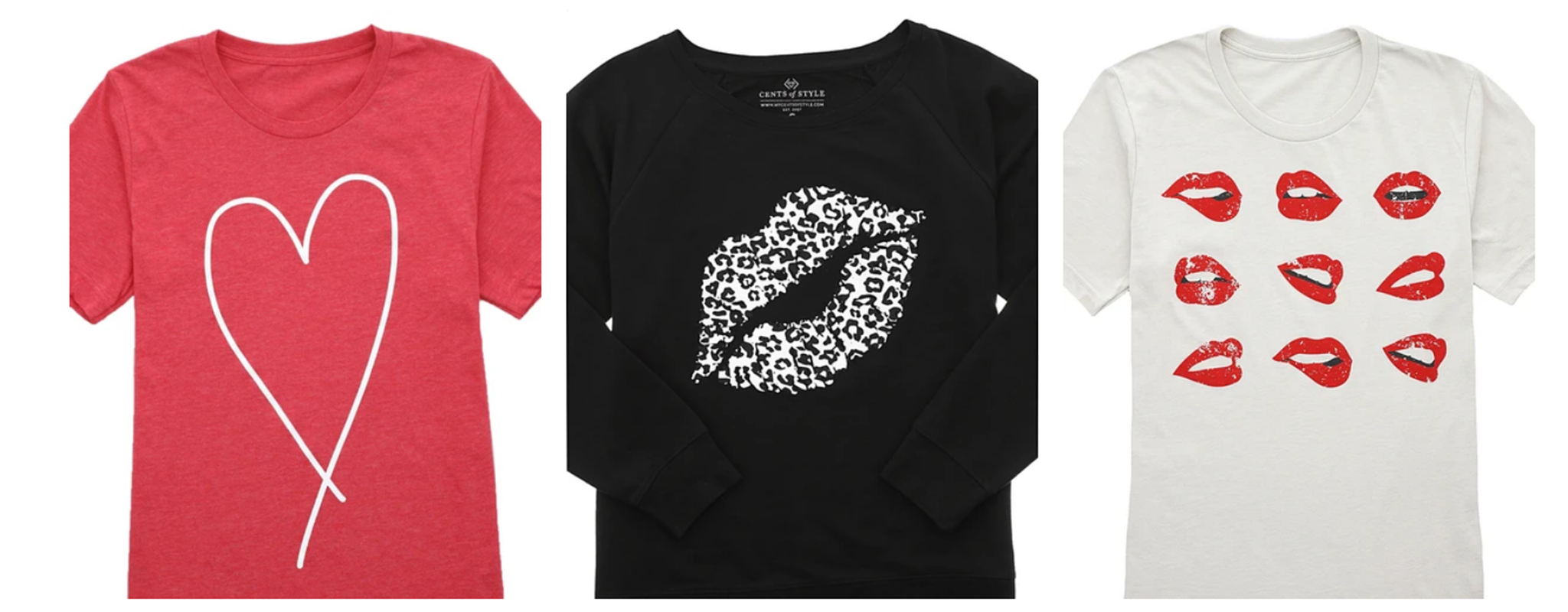 Cents of Style – Buy One, Get One FREE Valentine’s Graphic Tees & Sweatshirts Delivered in Time For Valentine’s Day!