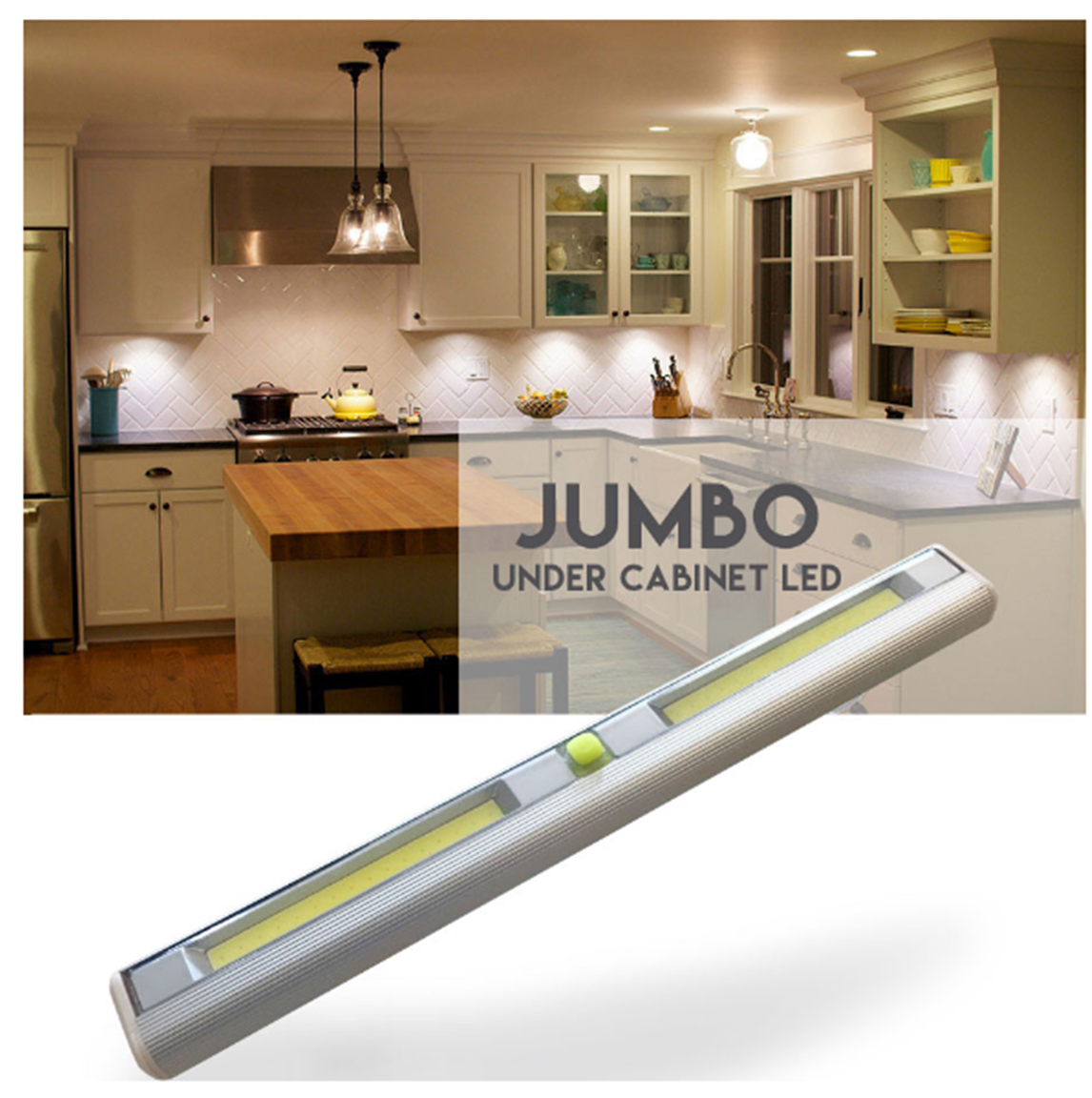 Jumbo Size Wireless Cabinet Light Only $6.49, Reg $28.00 + Free Shipping!