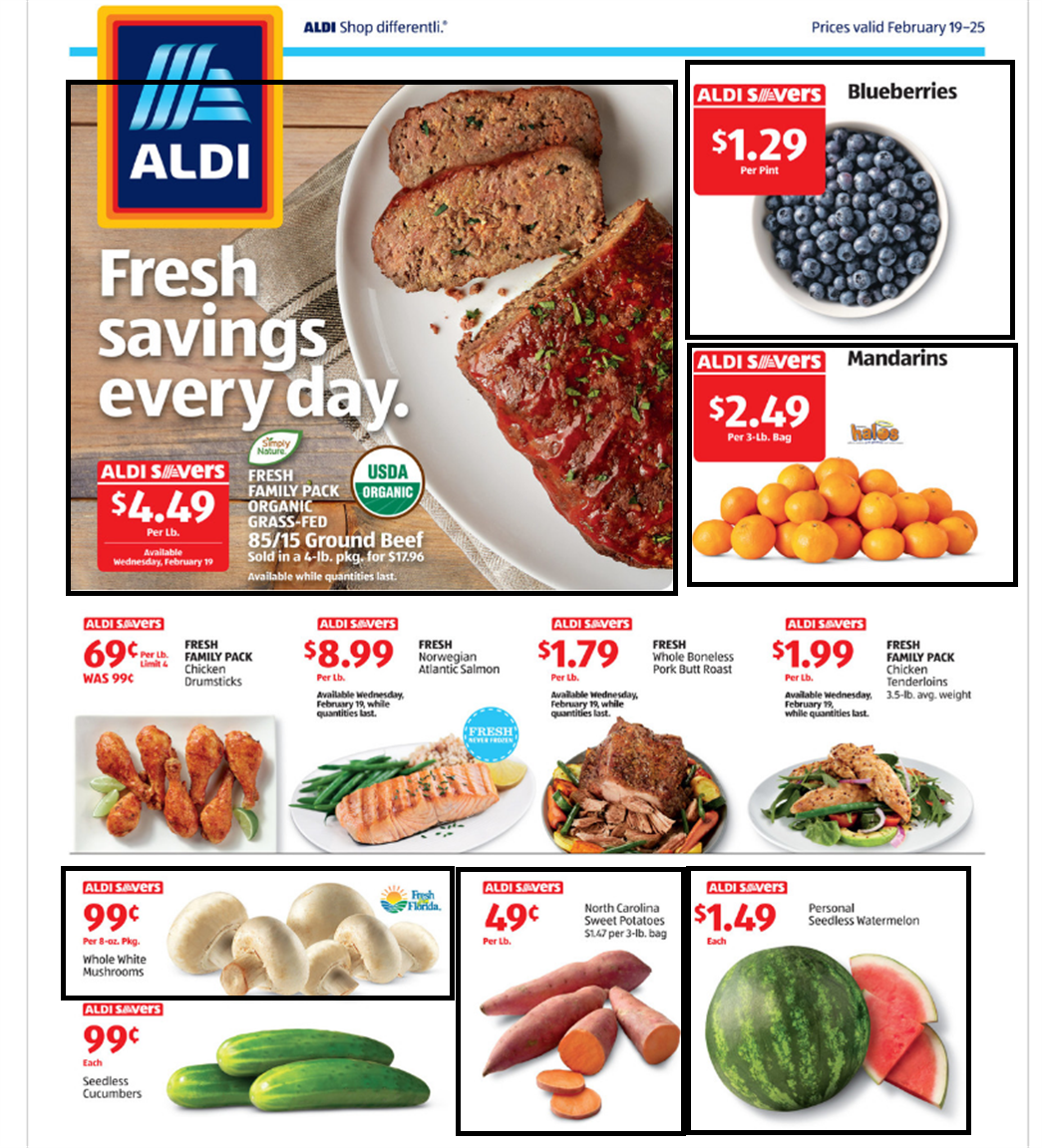 Best Fruit & Vegetable Deals at Aldi for February 19-25