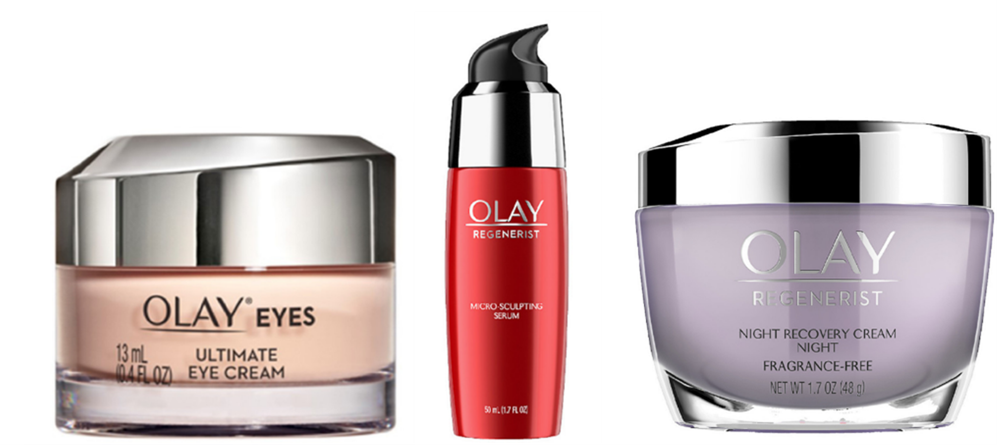 Olay Eyes Ultimate Eye Cream, Regenerist Night Recovery or Regenerist Micro-Sculpting Serum Only $9.66 Shipped! (Reg $32 ea) Shipped!