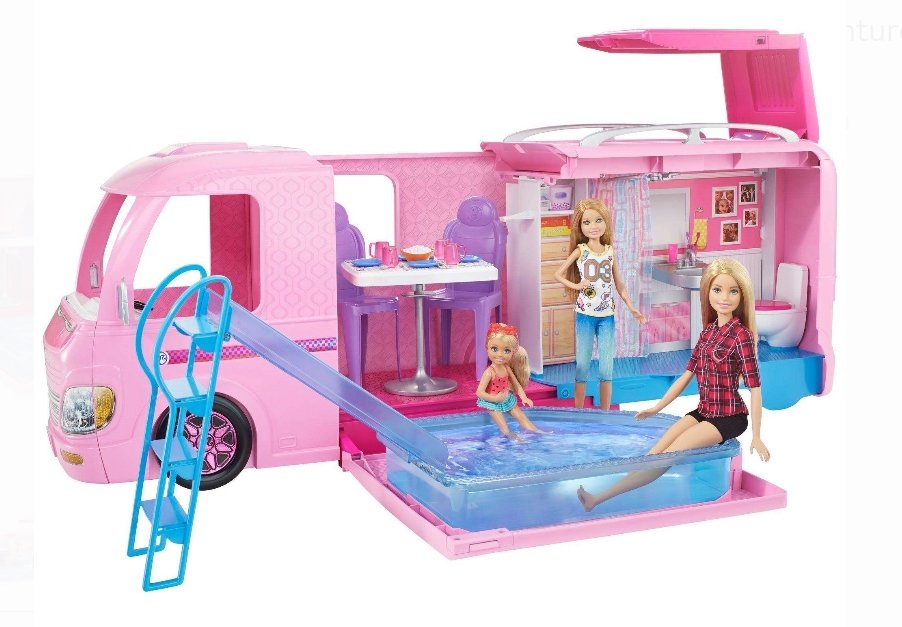 Barbie DreamCamper Adventure Camping Playset with Accessories Only $64.99, Reg $109.99 + Free Shipping!