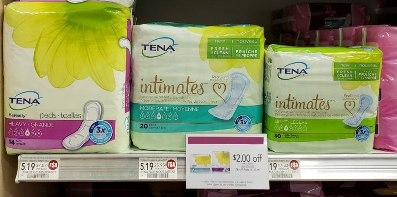 FREE Tena Pads + Moneymaker at Publix!