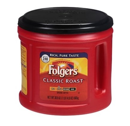 Staples.com – Folgers Ground Coffee Large 30.5oz Canister Only $5.99 + Free Shipping!