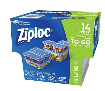 Ziploc 7-Piece Plastic Food Storage Container Set Only $4.01, Reg $4.69 + Free Curbside Pickup at OfficeDepot.com!