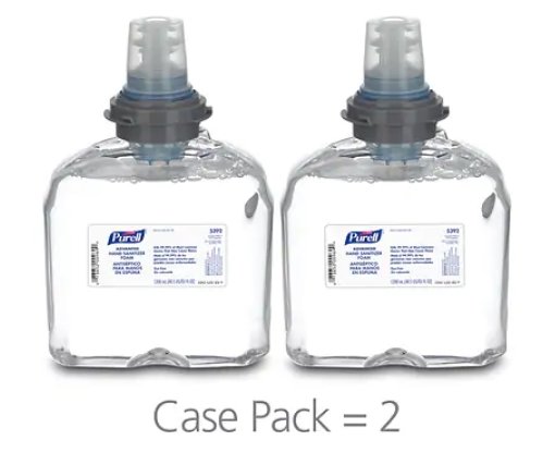 PURELL 2/Cartons of 1200 ML Advanced Foaming Hand Sanitizer Refill Only $87.69 + Free Shipping!