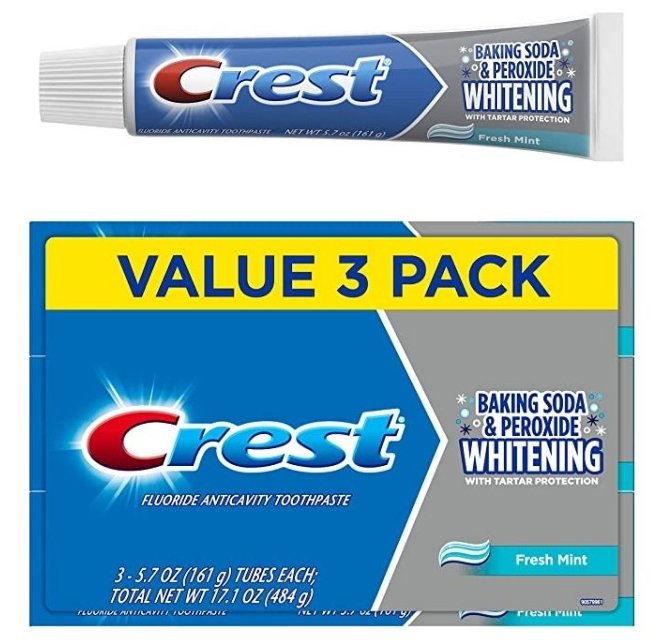 Amazon – Crest Cavity & Tartar Protection Whitening Toothpaste 3-Pack Only $3.74 Shipped!