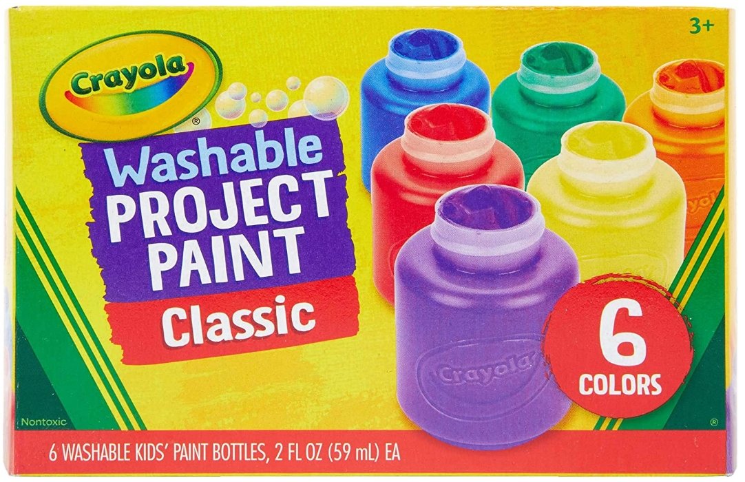 Amazon – Crayola 6 Count Washable Kids Paint Only $5.84, Reg $14.00!