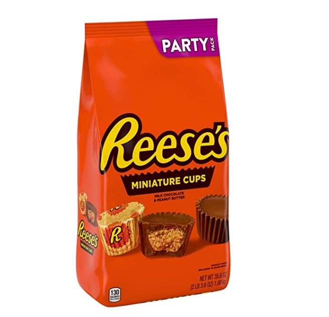 Amazon – Reese’s Milk Chocolate Peanut Butter Cup Miniatures Party Bag, 35.6 oz Only $5.52