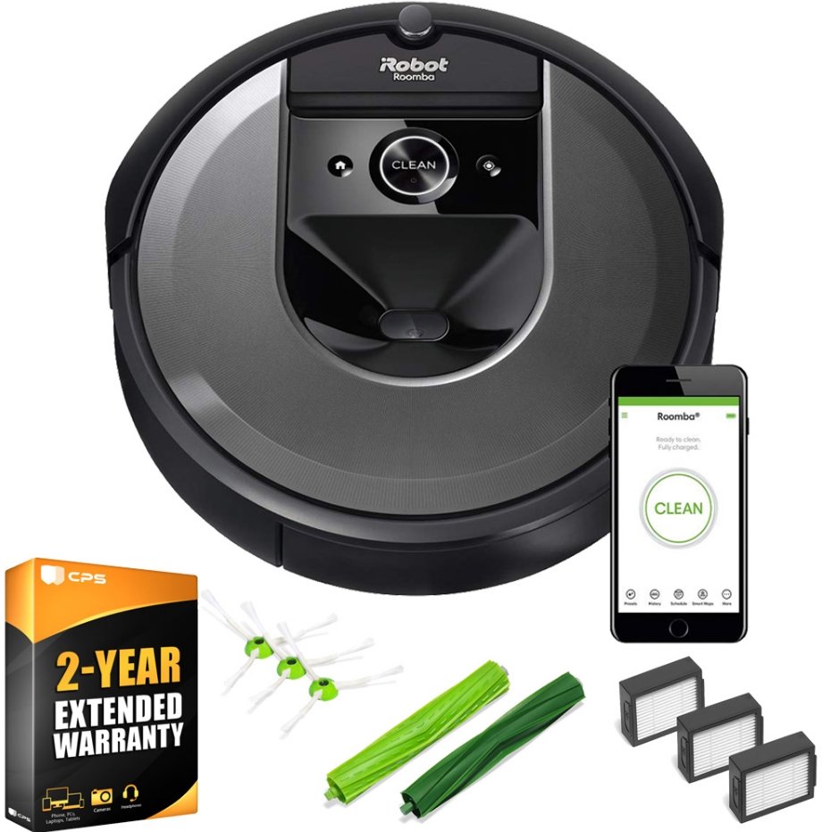 iRobot Roomba Wi-Fi Connected Vacuum with Deco Gear i7 Accessory Bundle Only $499.00, Reg $768.00 + Free Shipping!